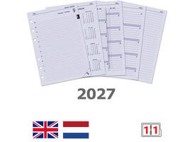 Agendavulling 2027 Kalpa A5 1dag/1pagina