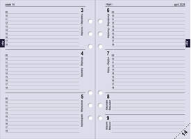 Organizer Kalpa Clipbook A5 inclusief agenda 2026-2027 7dagen/2pagina's nerf zwart