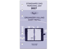 Agendavulling 2027 Kalpa Personal 1dag/1pagina
