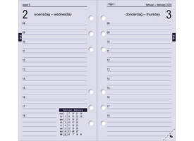 Agendavulling 2027 Kalpa Personal 1dag/1pagina
