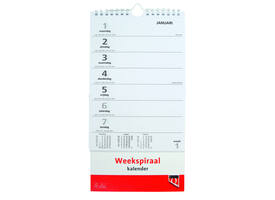 Weekspiraalkalender 2027 Quantore