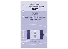Agendavulling 2027 Kalpa Personal 7dagen/2pagina's