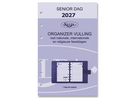 Agendavulling 2027 Kalpa Senior 1dag/1pagina