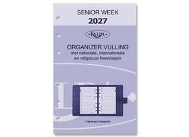 Agendavulling 2027 Kalpa Senior 7dagen/2pagina's