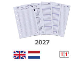 Agendavulling 2027 Kalpa Pocket 1dag/1pagina