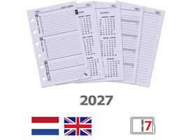 Agendavulling 2027 Kalpa Pocket 7dagen/2pagina's