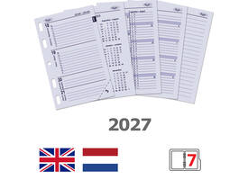 Agendavulling 2027 Kalpa Mini 7dagen/2pagina's