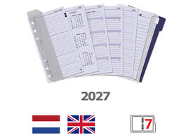 Agendavulling 2027 Kalpa Personal jaardoos 7dagen/2pagina's