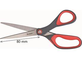 Schaar Scotch 20cm precision rood blister