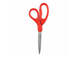 Schaar Scotch 18cm universeel rood blister
