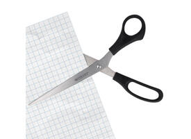 Kantoorschaar Westcott 260mm met kunststof grip rvs