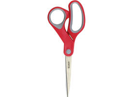 Schaar Scotch 20cm comfort rood blister