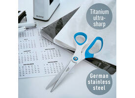 Schaar Leitz WOW 205mm titanium blauw