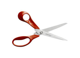 Schaar Fiskars Classic universeel 21cm links rood