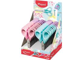 Schaar Maped Sensoft 13cm display á 24 pastel assorti