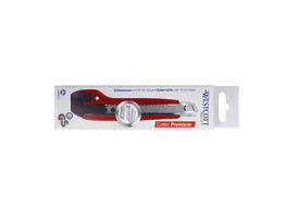 Snijmes Westcott premium 18mm met schuifsluiting rood