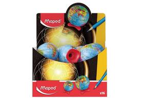 Puntenslijper Maped Globe display á 16 stuks