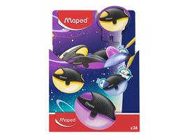 Puntenslijper Maped Galactic 1gaats display á 24 stuks assorti