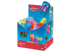Puntenslijper Maped Color'Peps 2gaats display á 24 stuks assorti