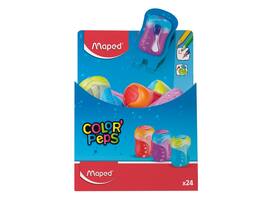Puntenslijper Maped Color'Peps 2gaats display á 24 stuks assorti