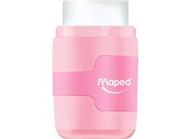 Puntenslijper Maped Connect 2-gaats met gum pastel assorti
