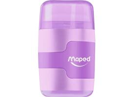 Puntenslijper Maped Connect 2-gaats met gum pastel assorti