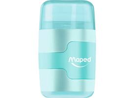 Puntenslijper Maped Connect 2-gaats met gum pastel assorti