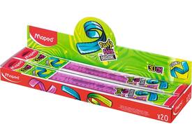 Liniaal Maped Twist 'n Flex 30cm assorti