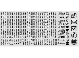 Tekststempel Colop Printer 30/1 letterset en pincet