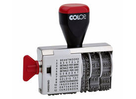 Woord-datumstempel Colop 04000/WD 12 teksten