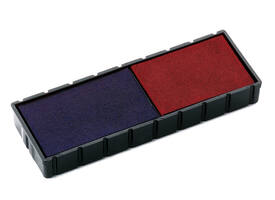 Stempelkussen Colop E/12/2 blauw en rood