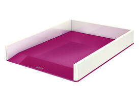 Brievenbak Leitz WOW wit/roze