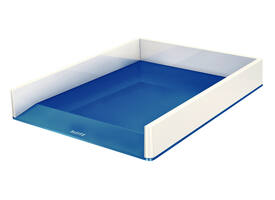 Brievenbak Leitz WOW wit/blauw