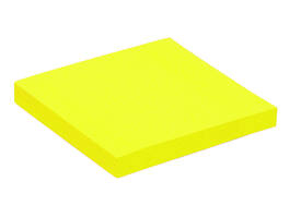 Memoblok Quantore 76x76mm neon geel 100 vel