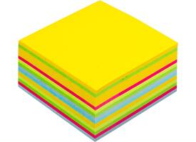 Memoblok Post-it 2030 76x76mm kubus ultra assorti