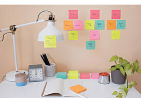 Memoblok Post-it 2030 76x76mm kubus ultra assorti