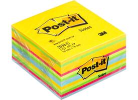 Memoblok Post-it 2030 76x76mm kubus ultra assorti