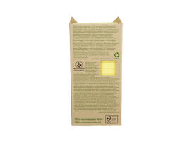 Memoblok Post-it 654 76x76mm recycled pastel geel 16 stuks