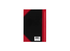 Notitieboek Bantex zwart/rood A5 lijn 70gr 96vel