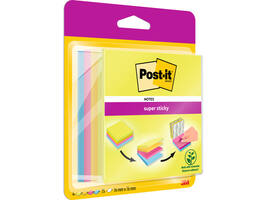 Memoblok Post-it 2014 Super Sticky 76x76mm smart kubus Rio 300 vel