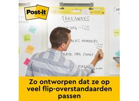Meeting chart Post-it 563R Super Sticky 50,8x58,4cm met tafelstandaard wit 20 vel
