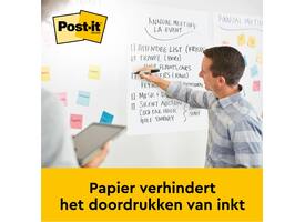 Meeting chart Post-it 563R Super Sticky 50,8x58,4cm met tafelstandaard wit 20 vel