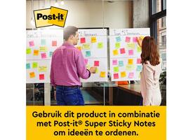 Meeting chart Post-it 563R Super Sticky 50,8x58,4cm met tafelstandaard wit 20 vel