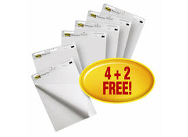 Meeting chart Post-it 559 Super Sticky 63.5x76.2mm wit 4+2 gratis