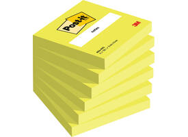 Memoblok Post-it 654 76x76mm neon groen 100 vel