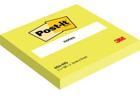 Memoblok Post-it 654 76x76mm neon groen 100 vel