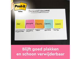 Memoblok Post-it 654 76x76mm oranje 100 vel