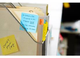 Memoblok Post-it 2028 76x76mm kubus pastel blauw