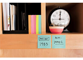 Memoblok Post-it 2028 76x76mm kubus pastel blauw