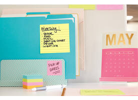 Memoblok Post-it 660 lijn 102x152mm canary yellow